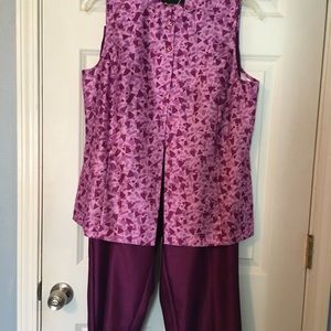 Dressy top and pants set